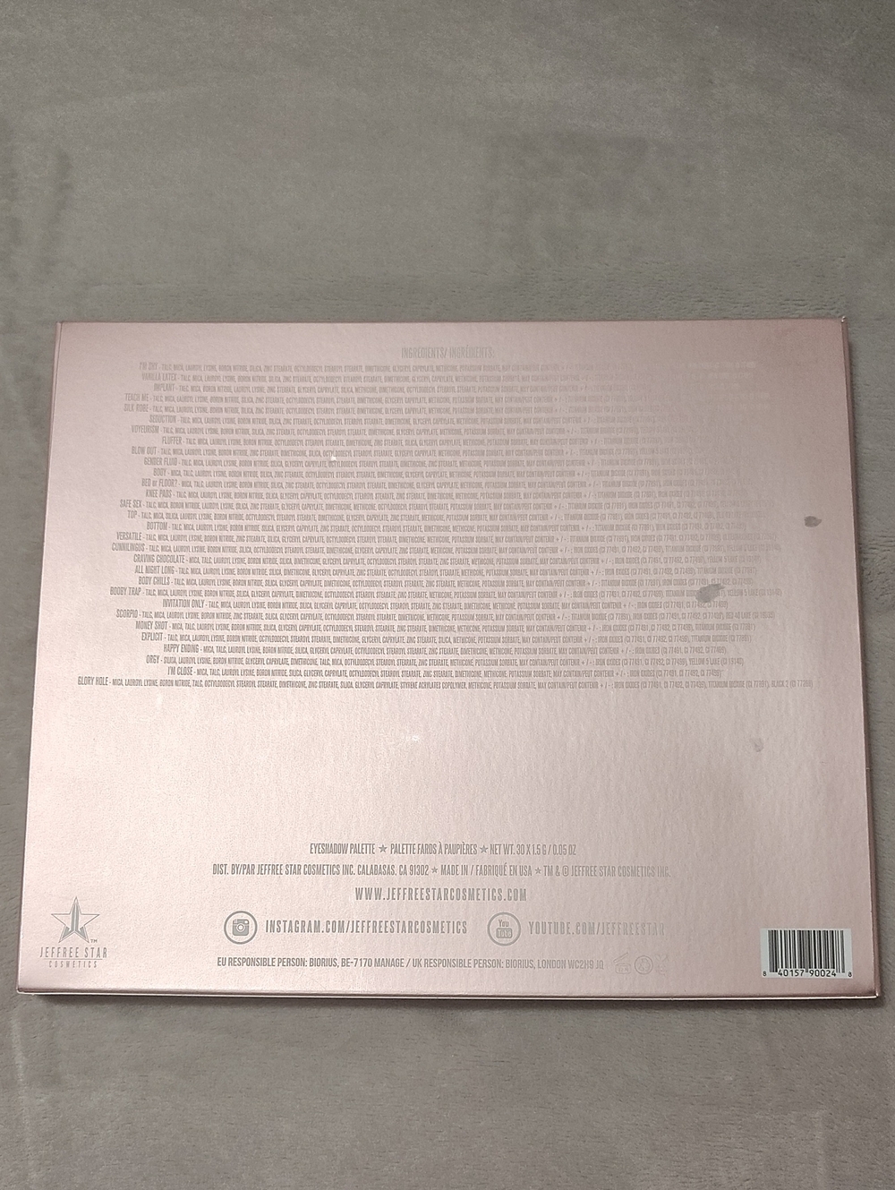 Jeffree Star Orgy Eyeshadow Palette - Picture 4 of 4